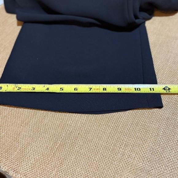 KARL LAGERFELD PARIS Women Wide Leg Ankle Pants Sz 10 Button Front Party Office - Picture 13 of 14